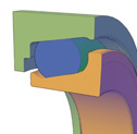 Mechanical Face Seals are fitted in Groove of retaining housing groove, to form the sealing at the adjoining faces.